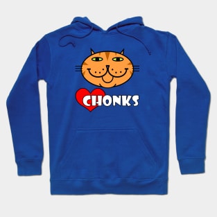 Heart Chonks - Orange Tabby Hoodie